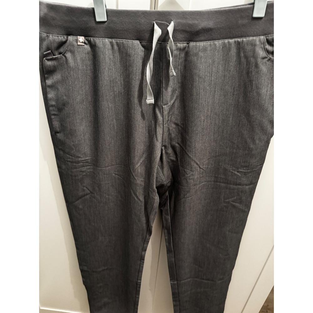 FIGS Technical‎ Collection Women's Charcoal Grey Scrub Pants Size L